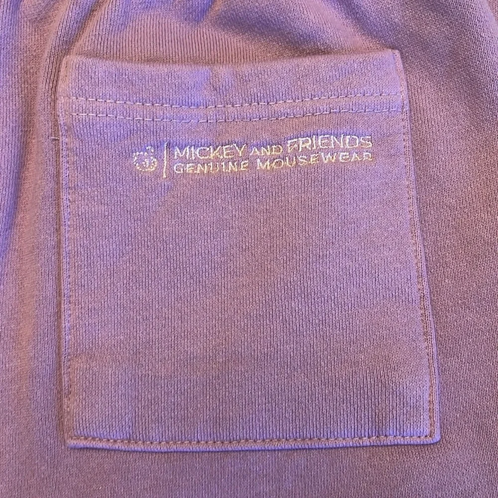 NWT DISNEY MICKEY MOUSE GENUINE MOUSEWEAR SWEATPANTS ADULTS/MEN SM PLUM - Picture 7 of 13